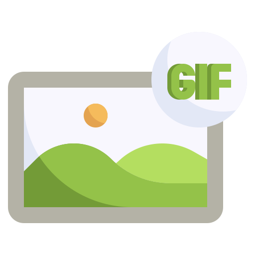 archivo gif icono gratis