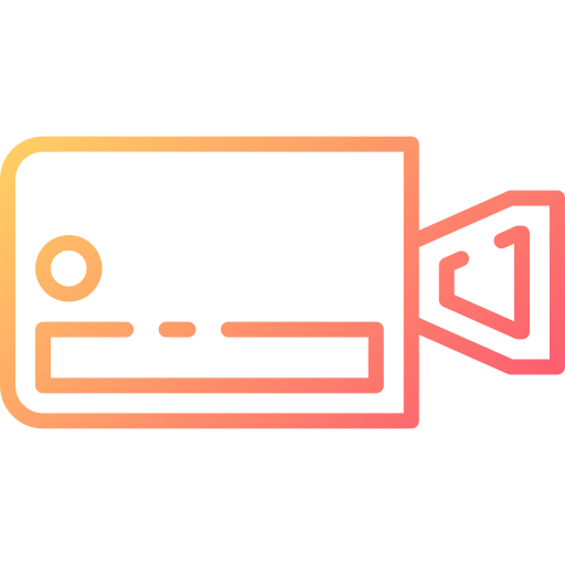 camara de video icono gratis
