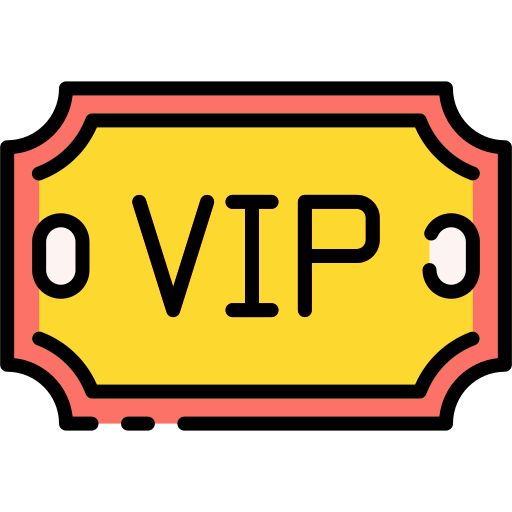 pase vip icono gratis