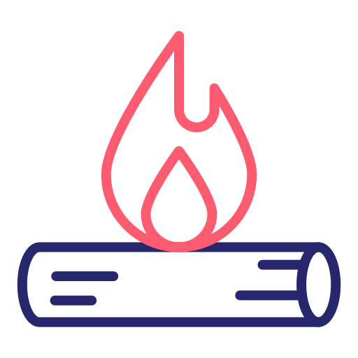 feu de camp Icône gratuit