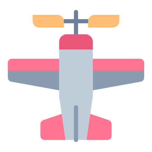 Small plane - Free transport icons