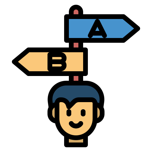 elección icono gratis