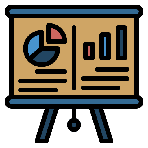 Presentation Generic Outline Color icon