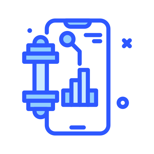 aplicación de fitness icono gratis