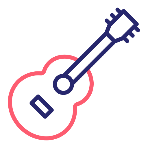 Guitar Generic Outline Color icon