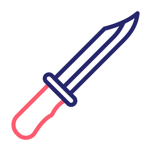 Knife Generic Outline Color icon