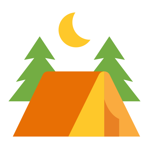 Camping - Free holidays icons