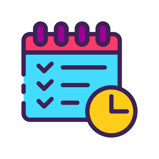 Planning Free Time And Date Icons
