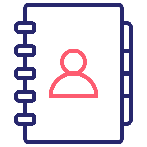 Phone book free icon