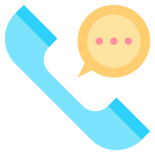 chat telefónico icono gratis