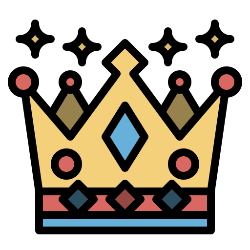 King Generic Outline Color icon