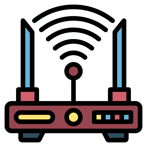 Wifi signal Generic Outline Color icon