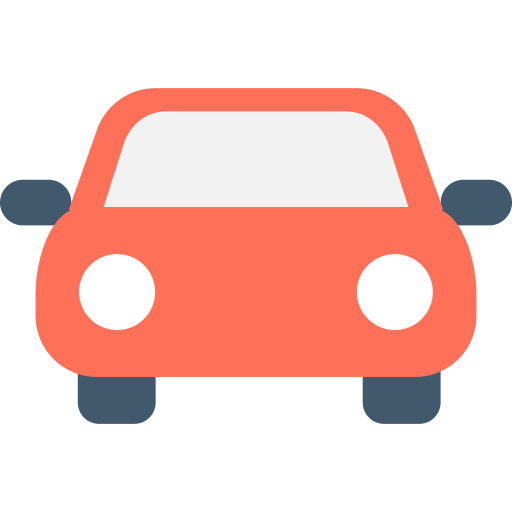 Car Flat Color Flat icon