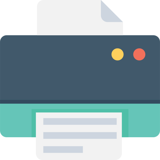 Printer Flat Color Flat icon