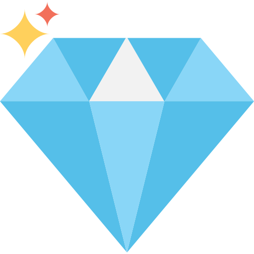 Diamond Flat Color Flat icon