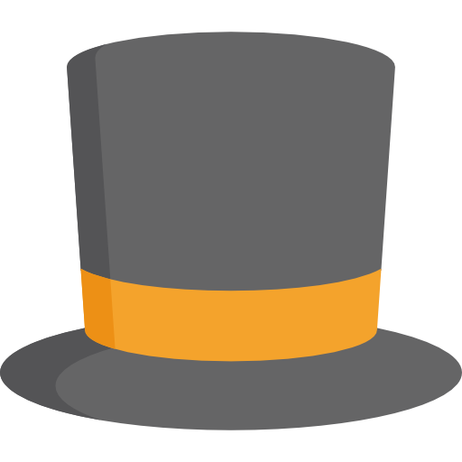 Top hat free icon