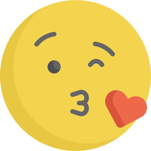 Kissing Special Flat Icon