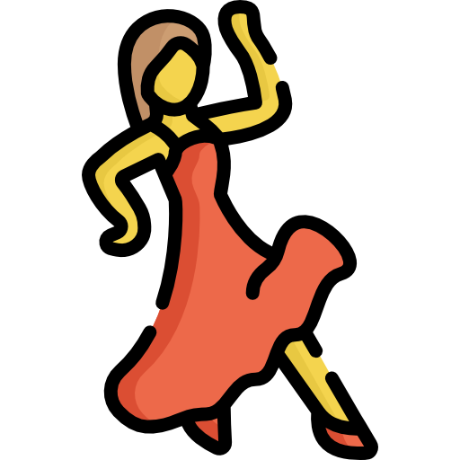 dancing lady emoticon