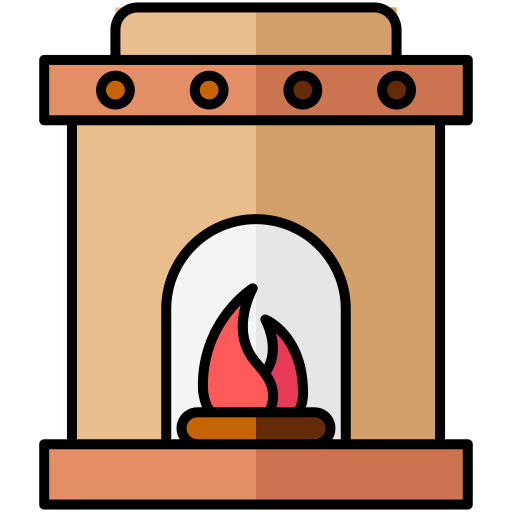 chimenea icono gratis