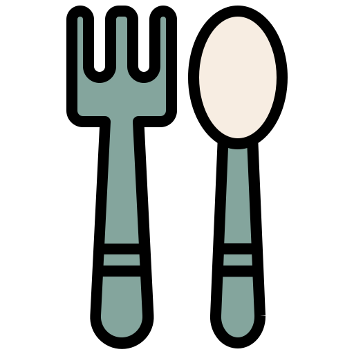 Cutlery Generic Outline Color icon