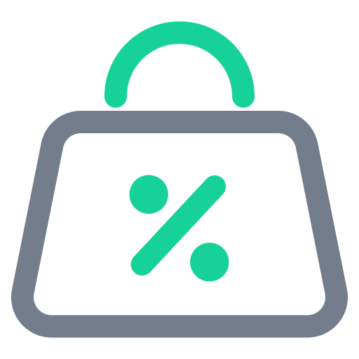 Shopping bag Generic Outline Color icon