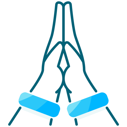 namaste icono gratis