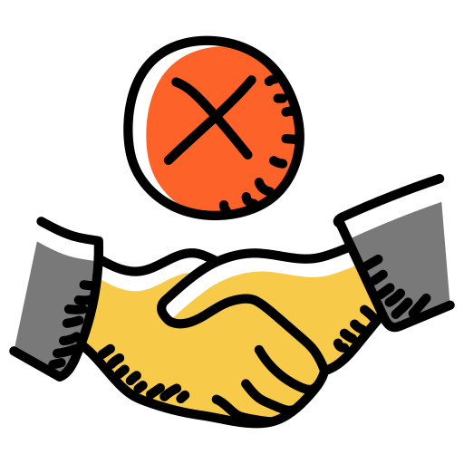 No handshake free icon No handshake free icon