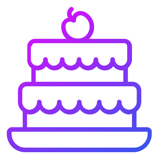 Cake Generic Gradient icon