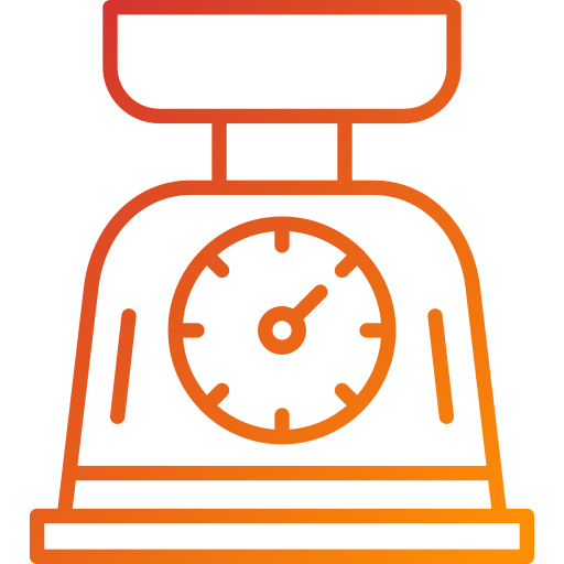 balanza de cocina icono gratis