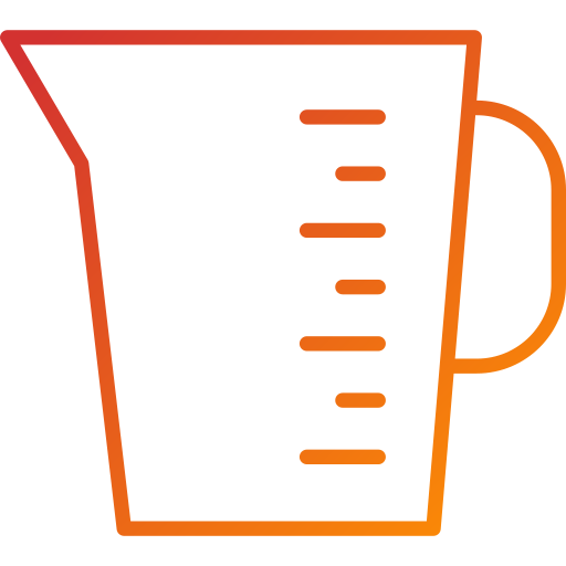 Measuring cup Generic Gradient icon