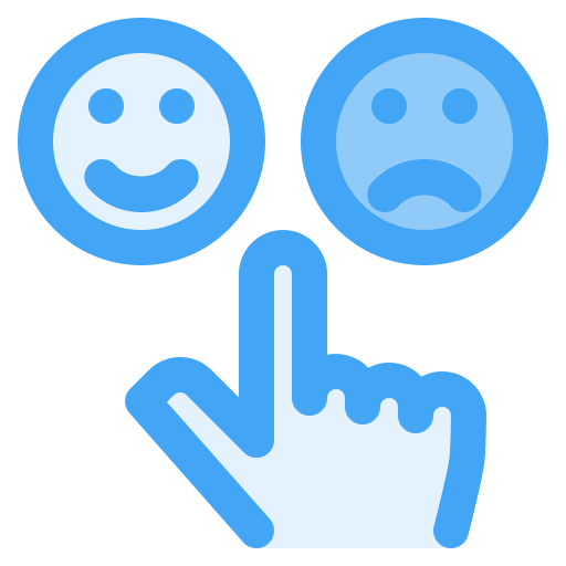 Feedback Generic Blue icon