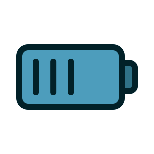 demi batterie Icône gratuit demi batterie Icône gratuit