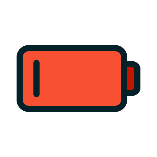 Low battery Generic Outline Color icon