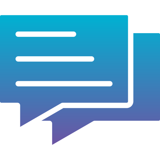 Message Generic Flat Gradient icon