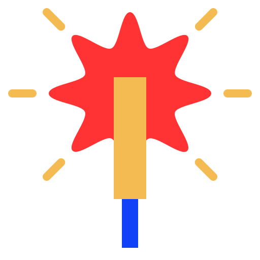 luz de bengala icono gratis