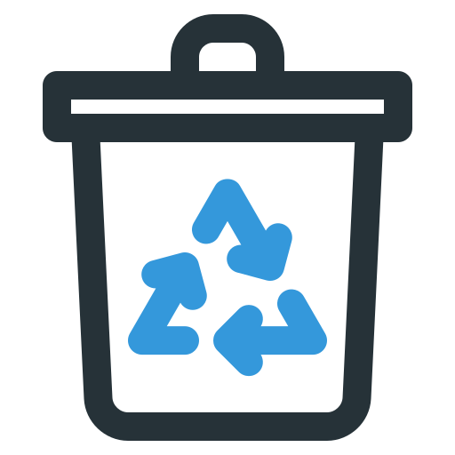 papelera de reciclaje icono gratis