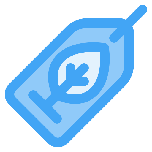 Eco tag free icon