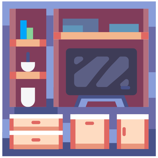 Shelves free icon Shelves free icon
