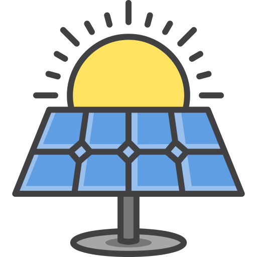 panel solar icono gratis