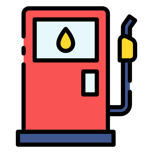 Gas - Free transport icons