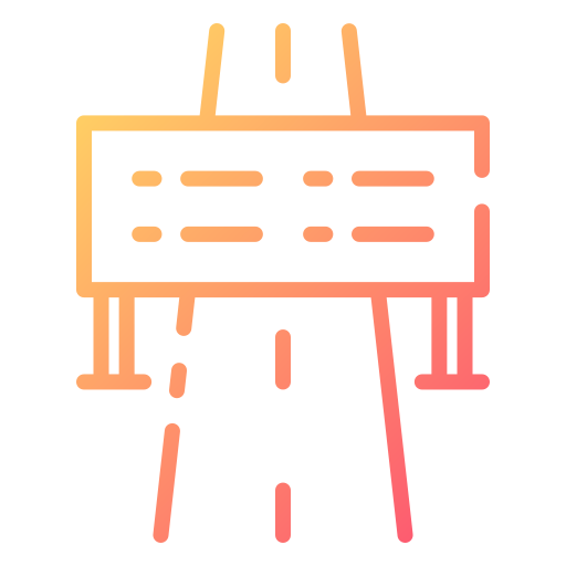 autopista icono gratis