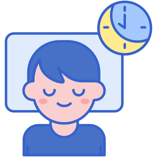 Sleeping Flaticons Lineal Color Icon 