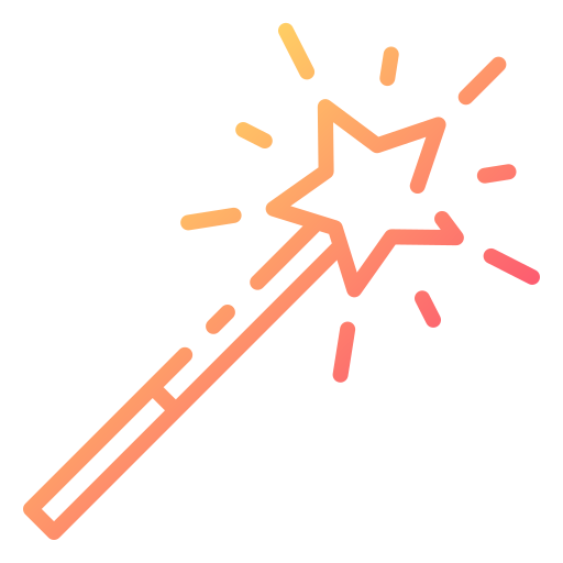 varita mágica icono gratis