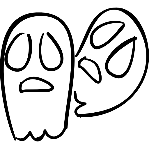 geisterpaar umrisse kostenlos Icon geisterpaar umrisse kostenlos Icon