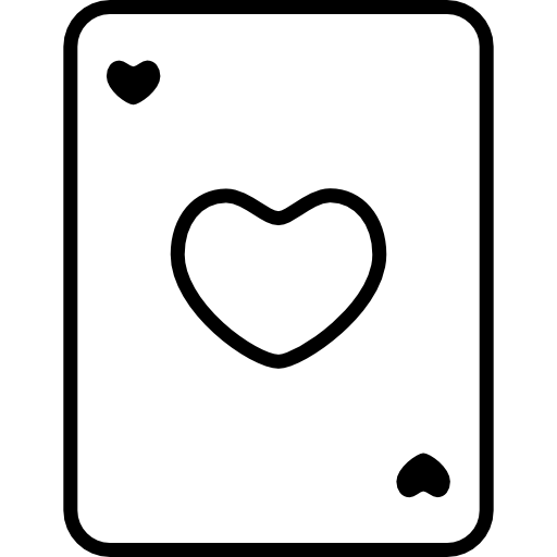Carta de baralho - ícones de jogos grátis