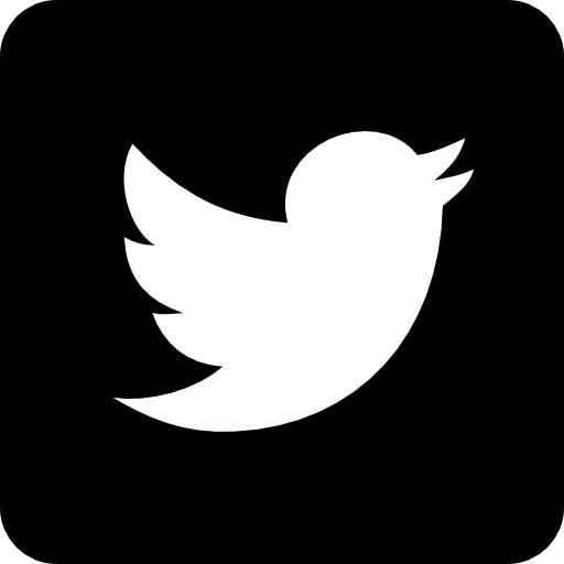 Twitter Logo On Black Background Free Logo Icons