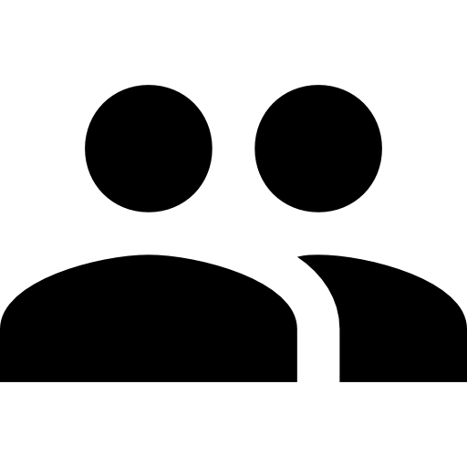 Two men free icon