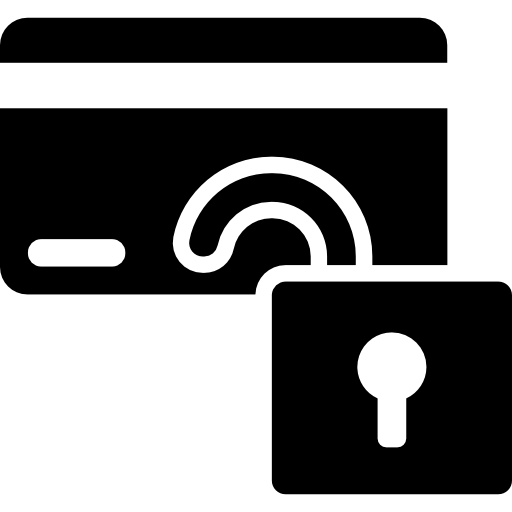 seguridad desbloqueada de la transacción de crédito icono gratis