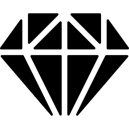 piedra preciosa diamante icono gratis