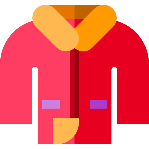 Jacket Basic Straight Flat icon